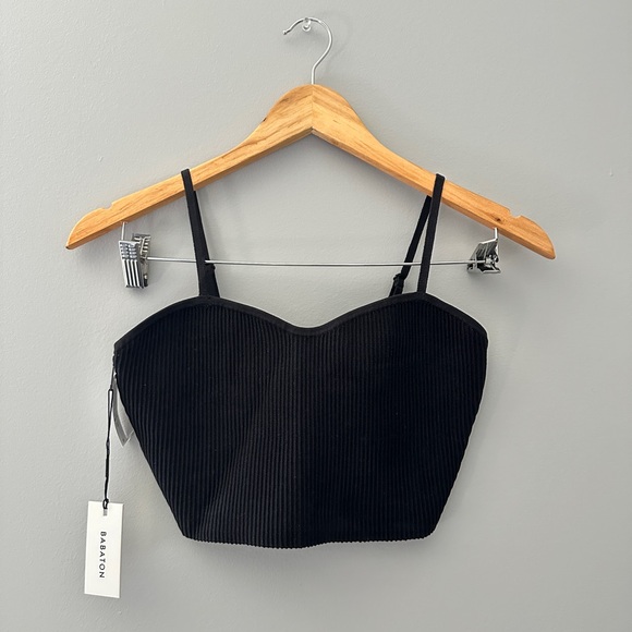 NWT Black Aritzia Babaton Sculp Knit - Picture 2 of 5